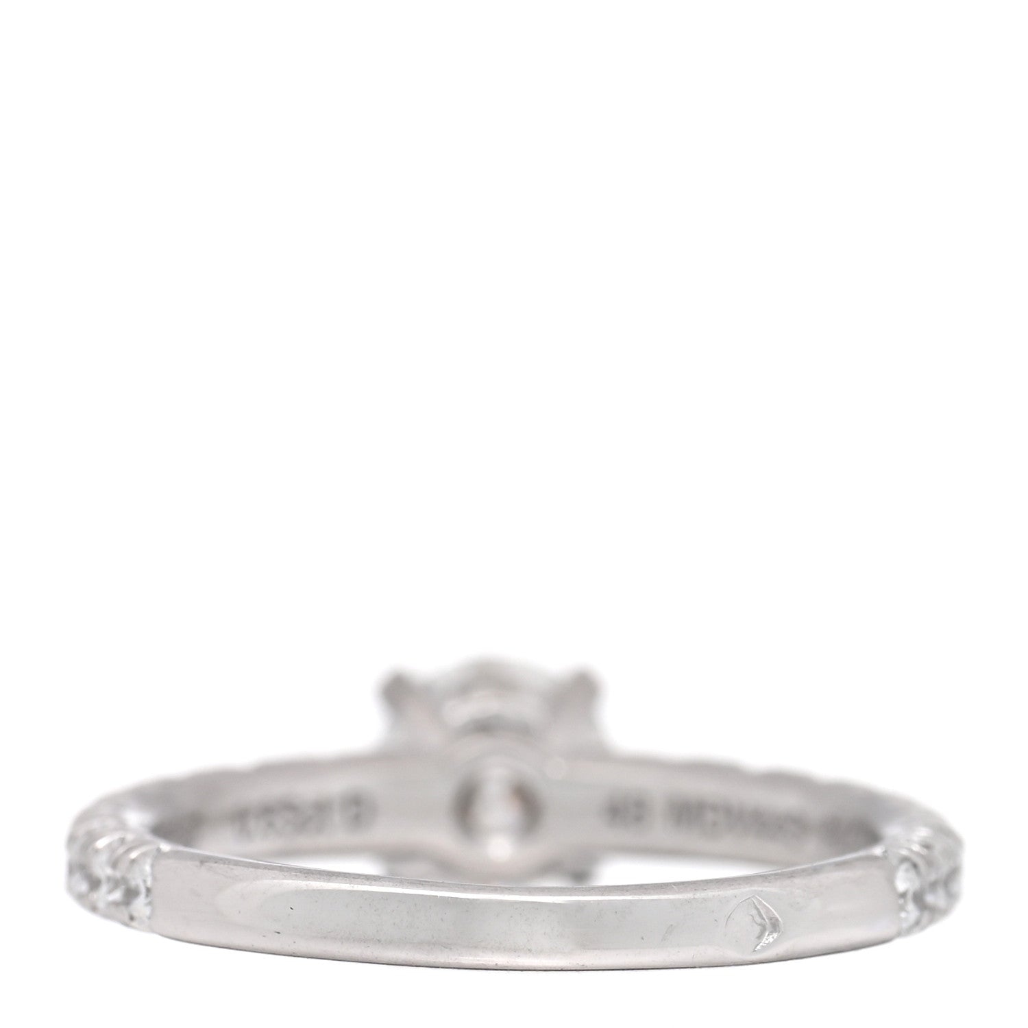 Cartier Platinum Diamond .65ct Etincelle De Cartier Solitaire Engagement Ring  48 4.5 3 of 4