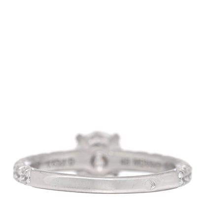 Cartier Platinum Diamond .65ct Etincelle De Cartier Solitaire Engagement Ring  48 4.5 3 of 4