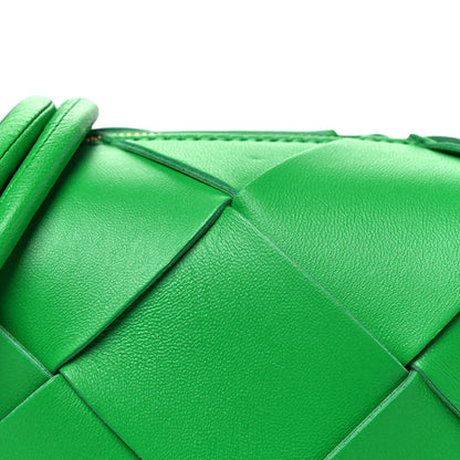Bottega Veneta Lambskin Maxi Intrecciato Mini Cassette Camera Bag Parakeet 7 of 9