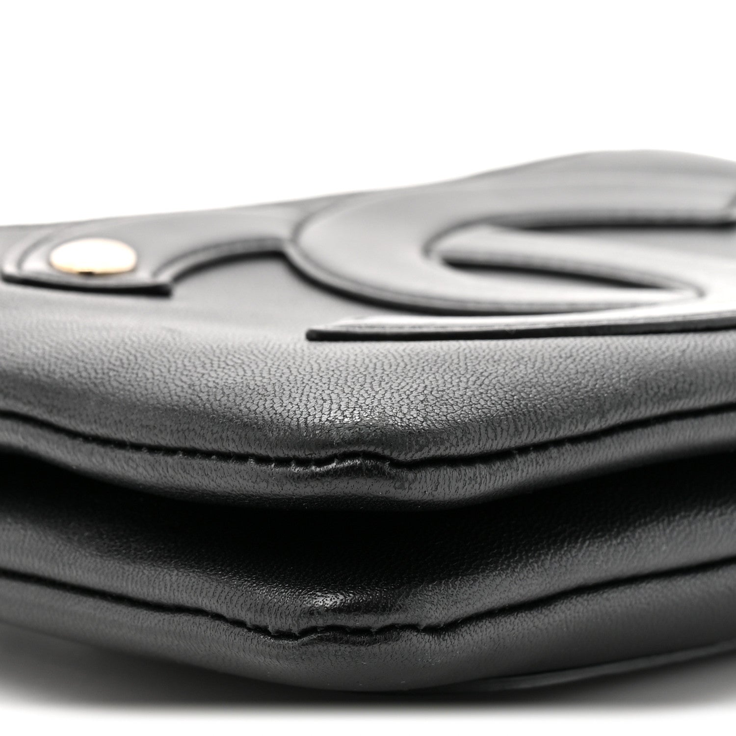 Chanel Lambskin CC Mania Waist Belt Bag Black 10 of 10