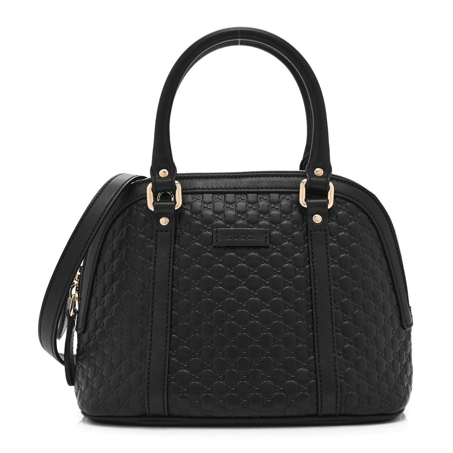 Microguccissima Mini Dome Bag Black