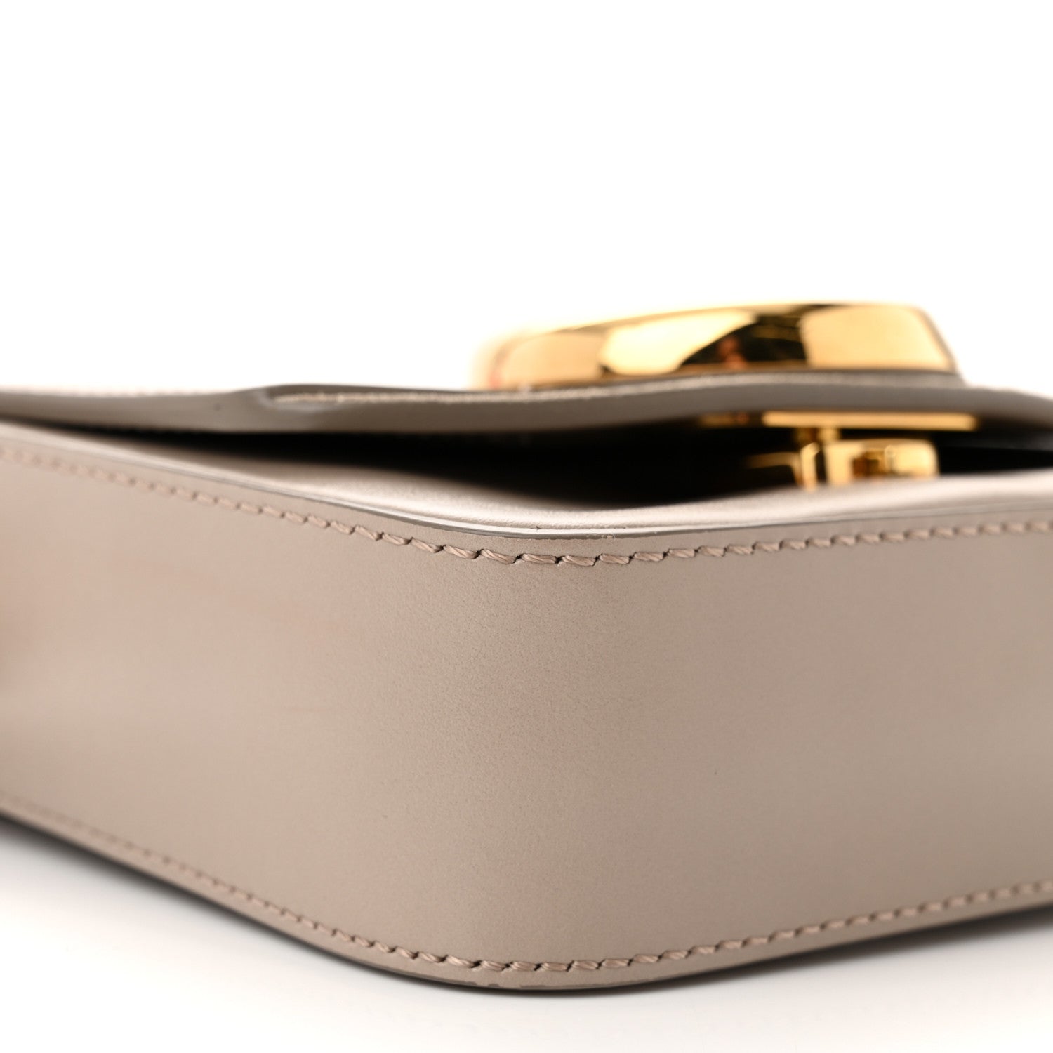 Chloe Shiny Calfskin Suede Mini C Double Carry Motty Grey 8 of 12