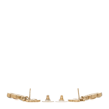 Chanel Pearl Gripoix Drop Earrings Gold 3 of 5