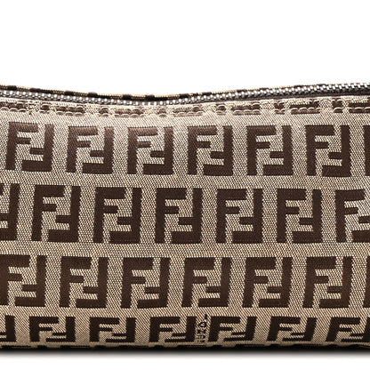 Fendi Zucchino Pochette Dark Brown 7 of 9
