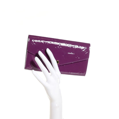 Louis Vuitton Vernis Sarah Wallet NM Amethyste 2 of 7