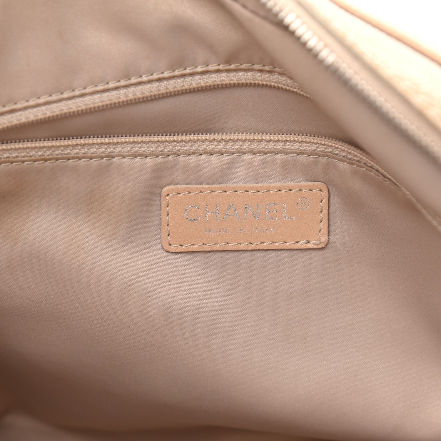 Chanel Caviar Quilted Large Paradoxal Camera Case Beige 5 of 13
