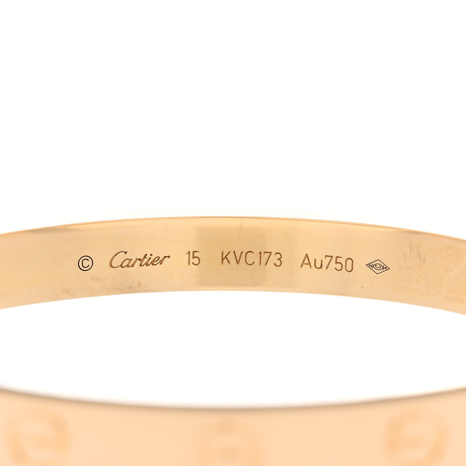 Cartier 18K Yellow Gold LOVE Bracelet 15 3 of 5