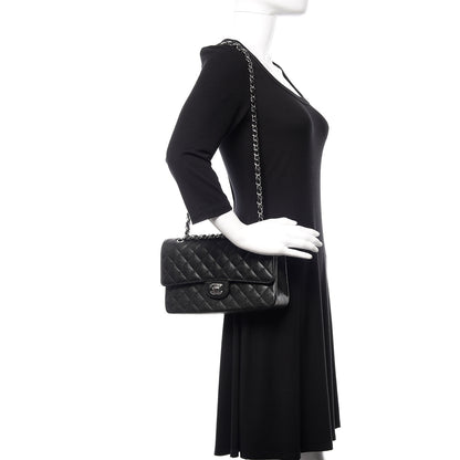 Chanel Caviar Quilted Medium Double Flap Black 2 of 11
