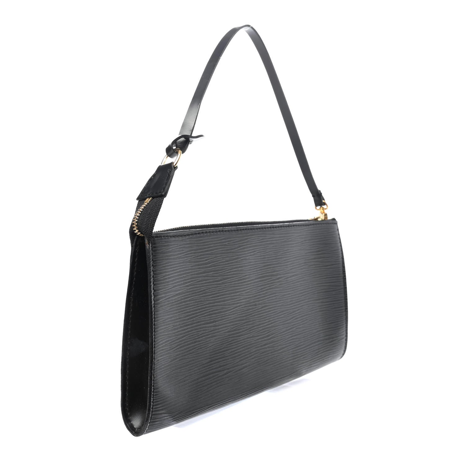 Louis Vuitton Epi Pochette Accessories 24 Black 2 of 4