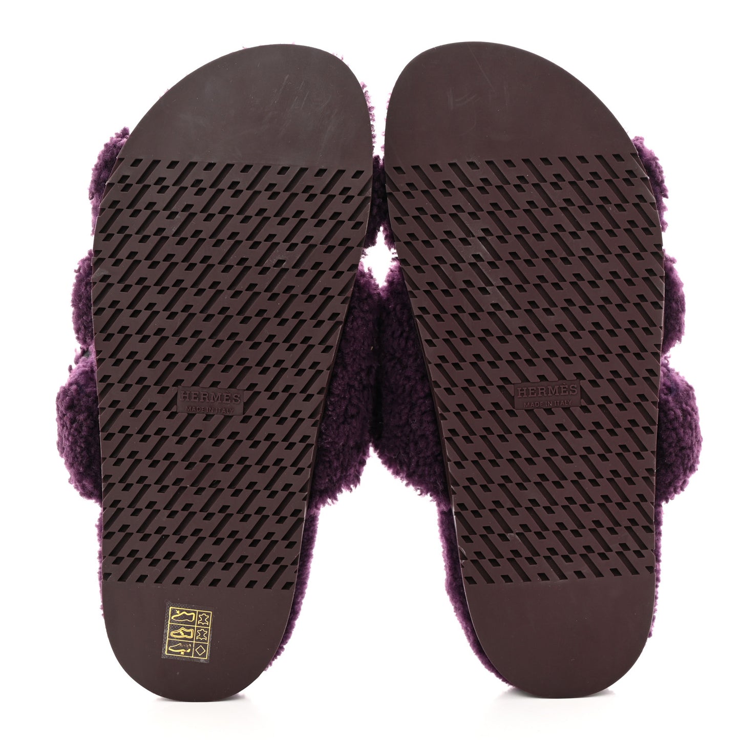 Woolskin Womens Chypre Sandals 40.5 Violet Fonce