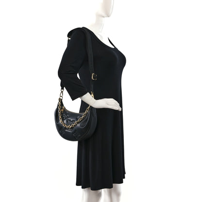 Louis Vuitton Calfskin Bubblegram Over The Moon Black 2 of 10