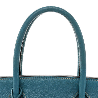 Hermes Togo Birkin 30 Blue Jean 21 of 22