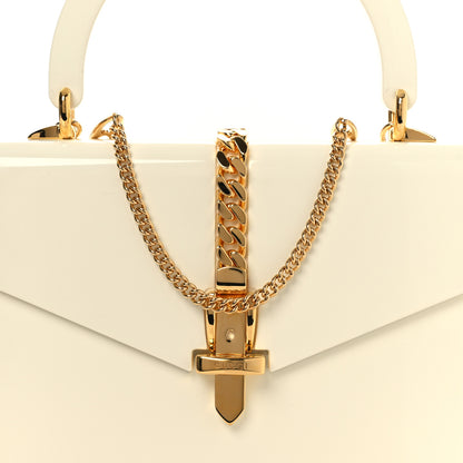 Gucci Plexiglass Mini Sylvie 1969 Top Handle Bag Ivory 8 of 13