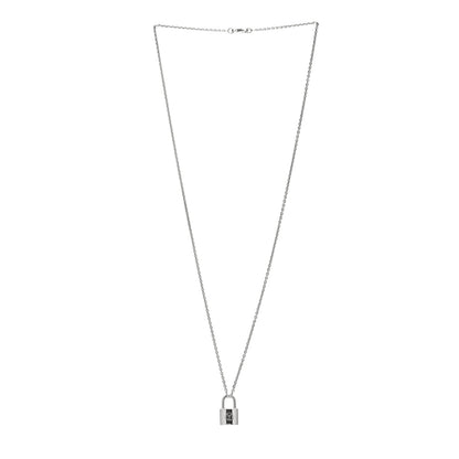 Louis Vuitton Sterling Silver Lockit Necklace 3 of 5