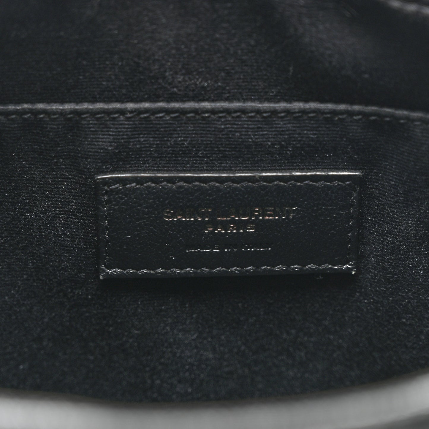 Lambskin Monogram Small Lou Camera Bag Black
