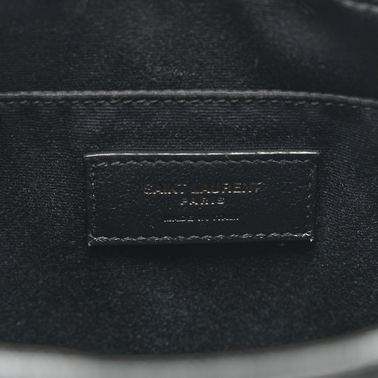 Saint Laurent Lambskin Monogram Small Lou Camera Bag Black 6 of 9
