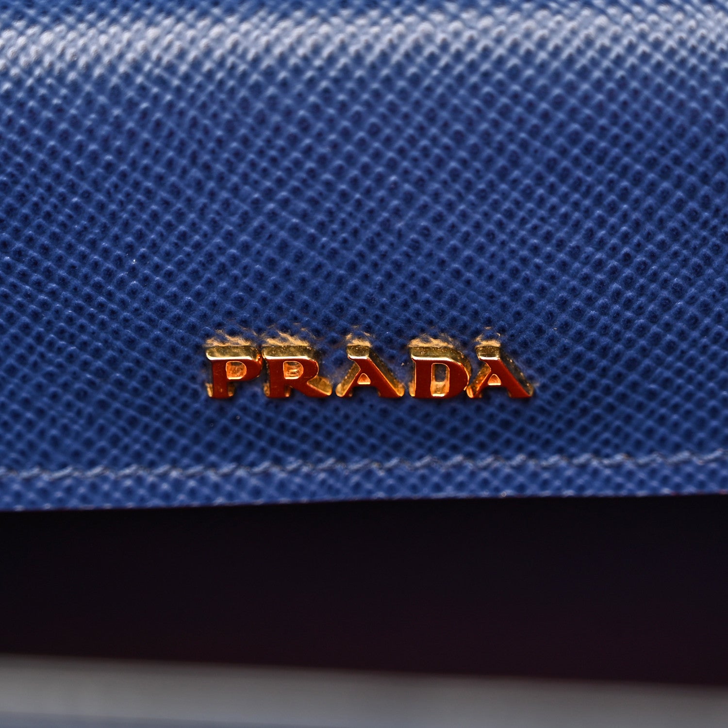 Prada Saffiano Cuir Large Double Bag Bleuette 6 of 31