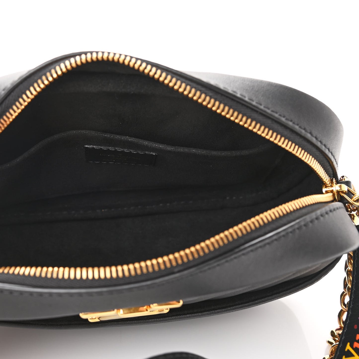 Calfskin New Wave Camera Bag Black
