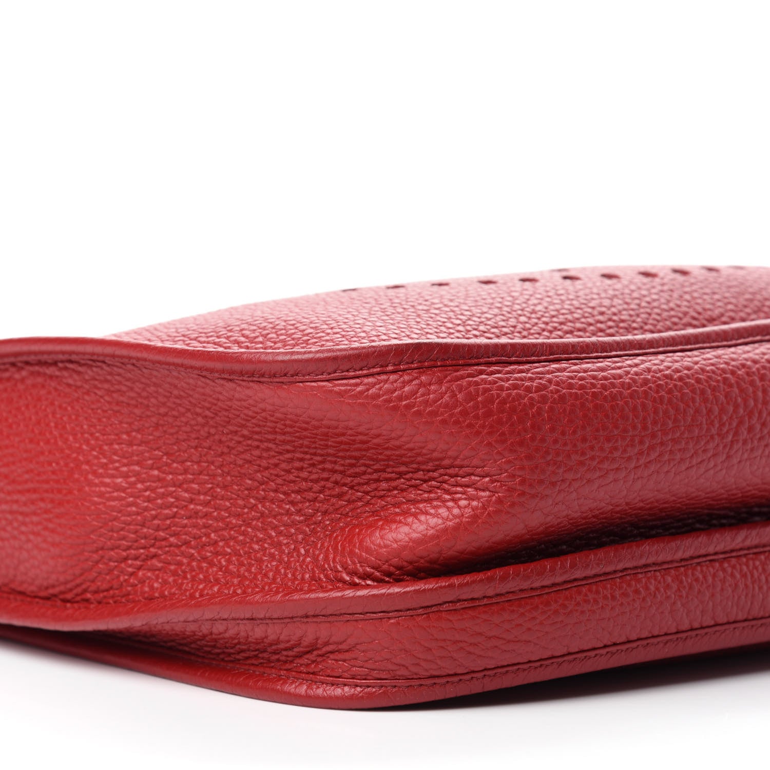 Hermes Taurillon Clemence Evelyne III GM Rouge Garance 6 of 14