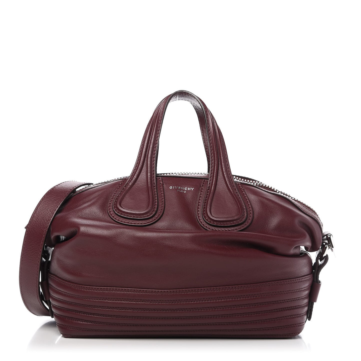 Calfskin Small Biker Nightingale Oxblood
