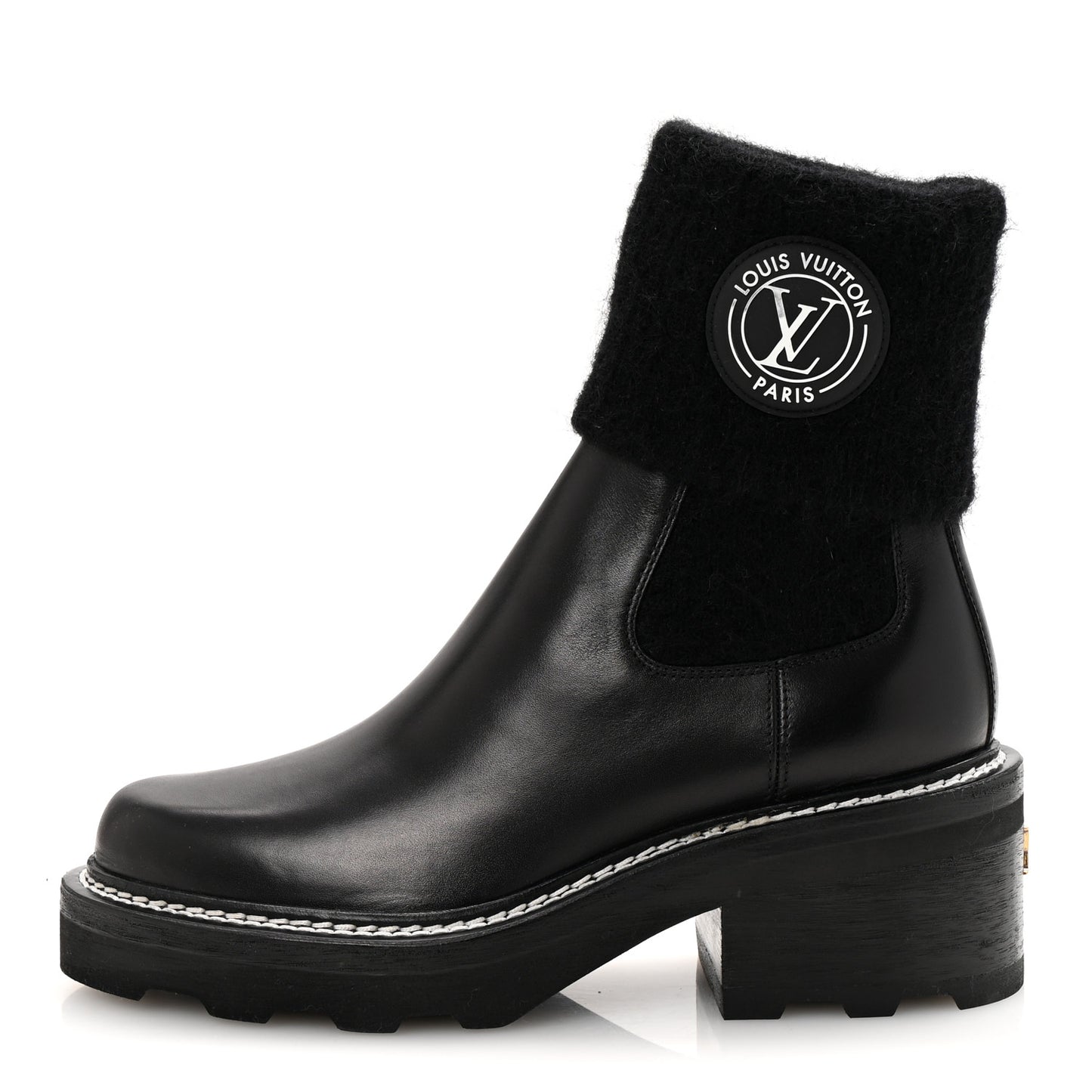Calfskin Beaubourg Ankle Boots 37 Black