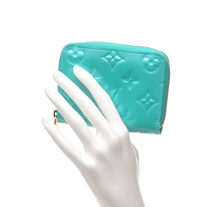 Louis Vuitton Vernis Zippy Coin Purse Blue Lagon 2 of 11