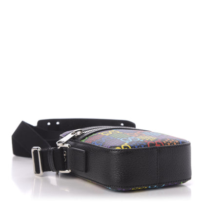 Gucci GG Supreme Monogram Psychedelic Messenger Bag Black 6 of 12