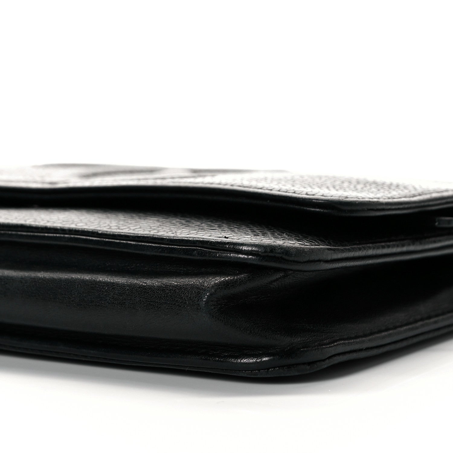 Chanel Caviar Timeless CC Wallet On Chain WOC Black 8 of 8