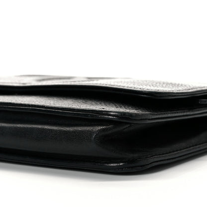Chanel Caviar Timeless CC Wallet On Chain WOC Black 8 of 8