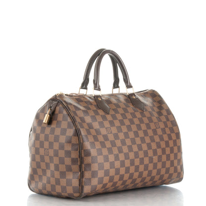 Louis Vuitton Damier Ebene Speedy 35 3 of 9