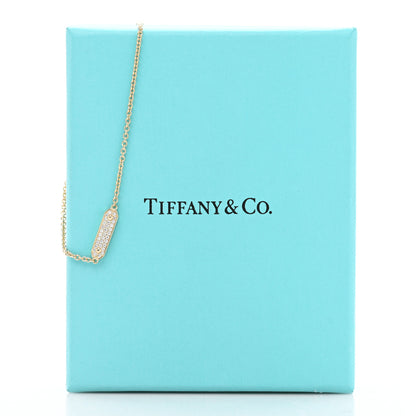 Tiffany 18K Yellow Gold Diamond Tag Chain Bracelet 4 of 4