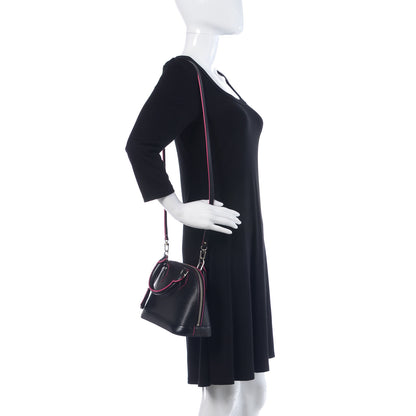 Louis Vuitton Epi Alma BB Black Hot Pink 2 of 9