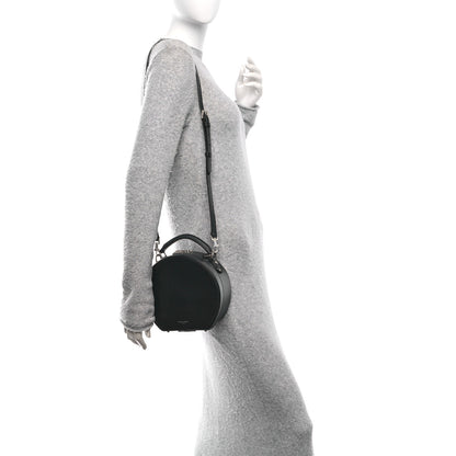 Saint Laurent Calfskin Small Mica Hat Box Black 2 of 11