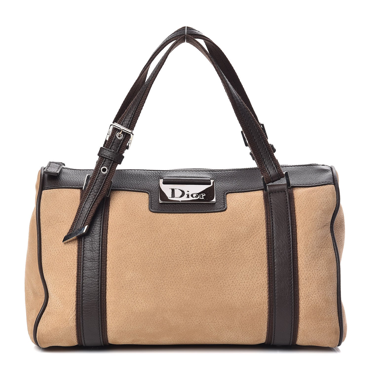 Christian Dior Nubuck Boston Beige Marron Fonce 1 of 10