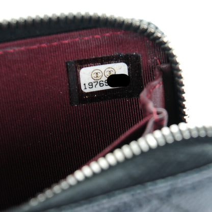 Chanel Caviar Quilted Zip Coin Purse Black 7 of 7