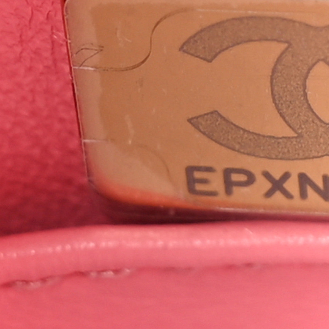 Chanel Caviar Quilted Small Coco Handle Flap Pink 7 of 10