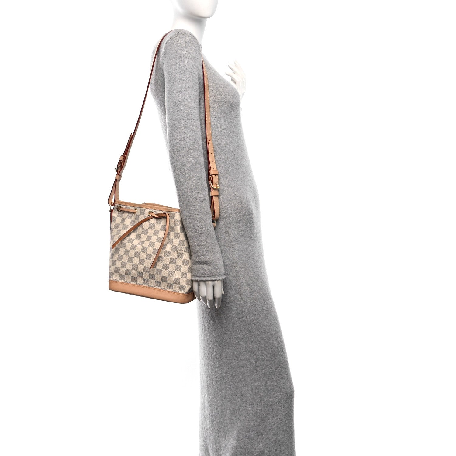 Louis Vuitton Damier Azur Noe BB 2 of 12