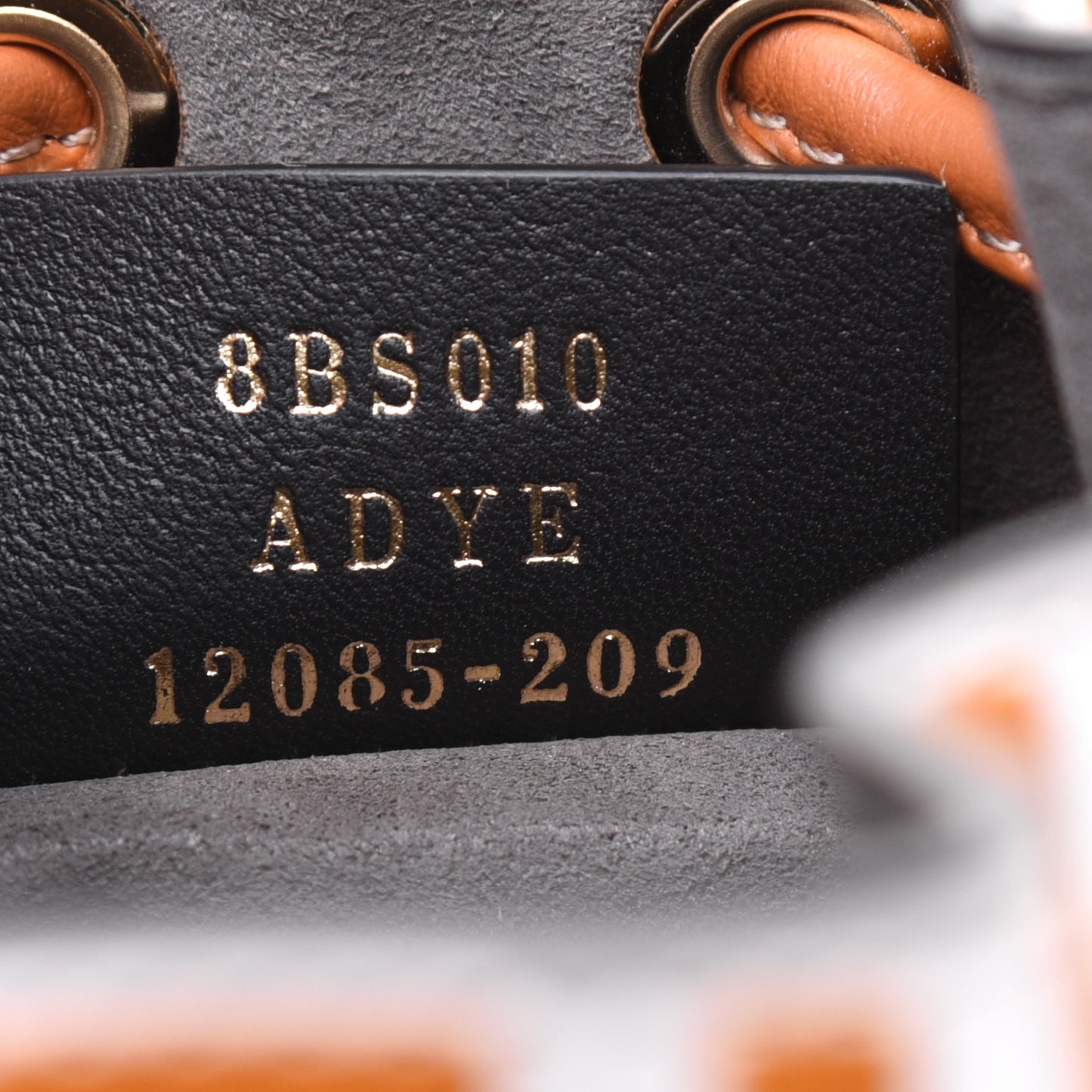 Vitello Grace F is Fendi Bi-Color FF 1974 Embossed Mini Mon Tresor Bucket Bag Camelia Saddler Brandy