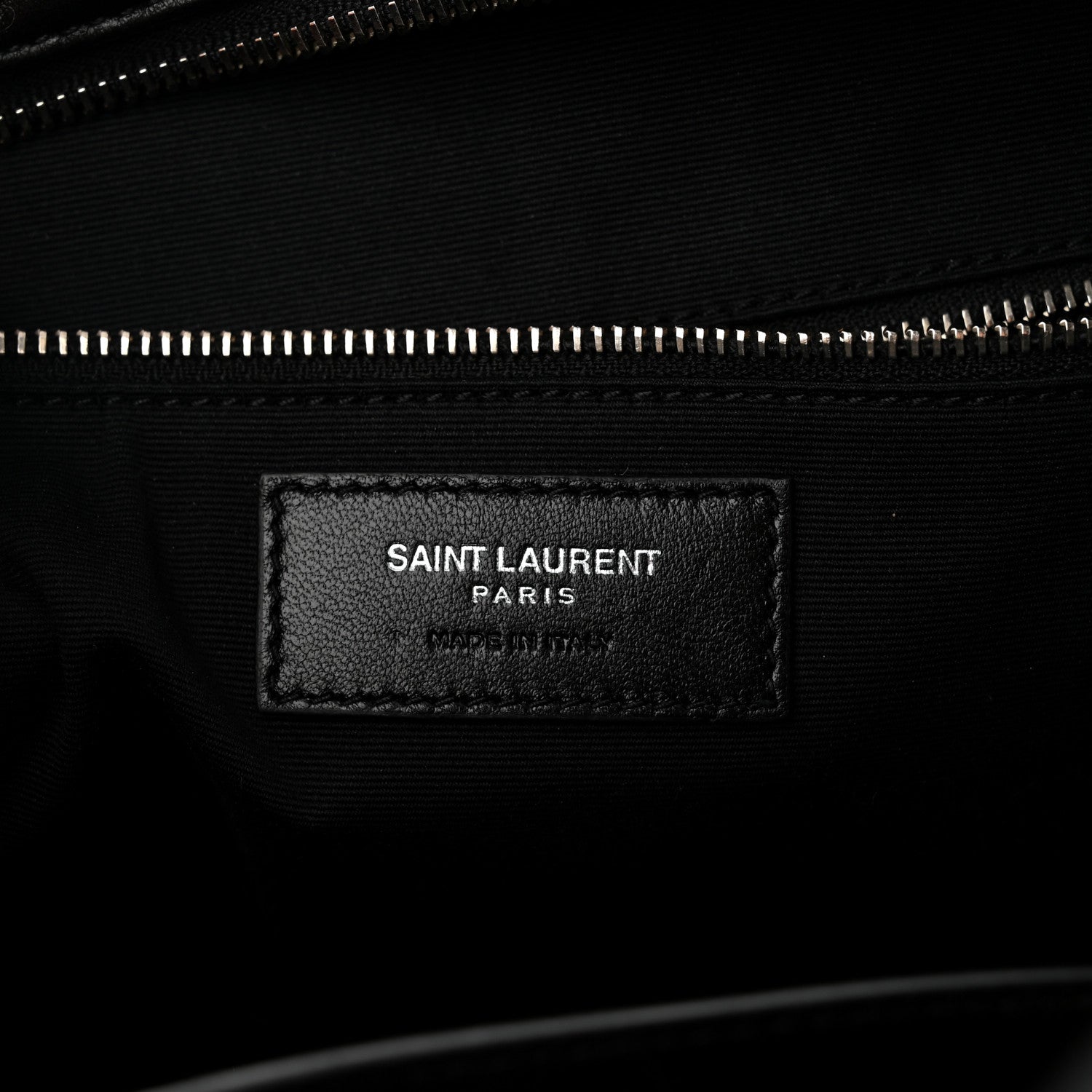 Saint Laurent Calfskin Y Quilted Monogram Medium Loulou Bowling Bag Black 6 of 10