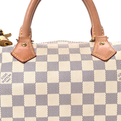 Louis Vuitton Damier Azur Speedy Bandouliere 30 8 of 12