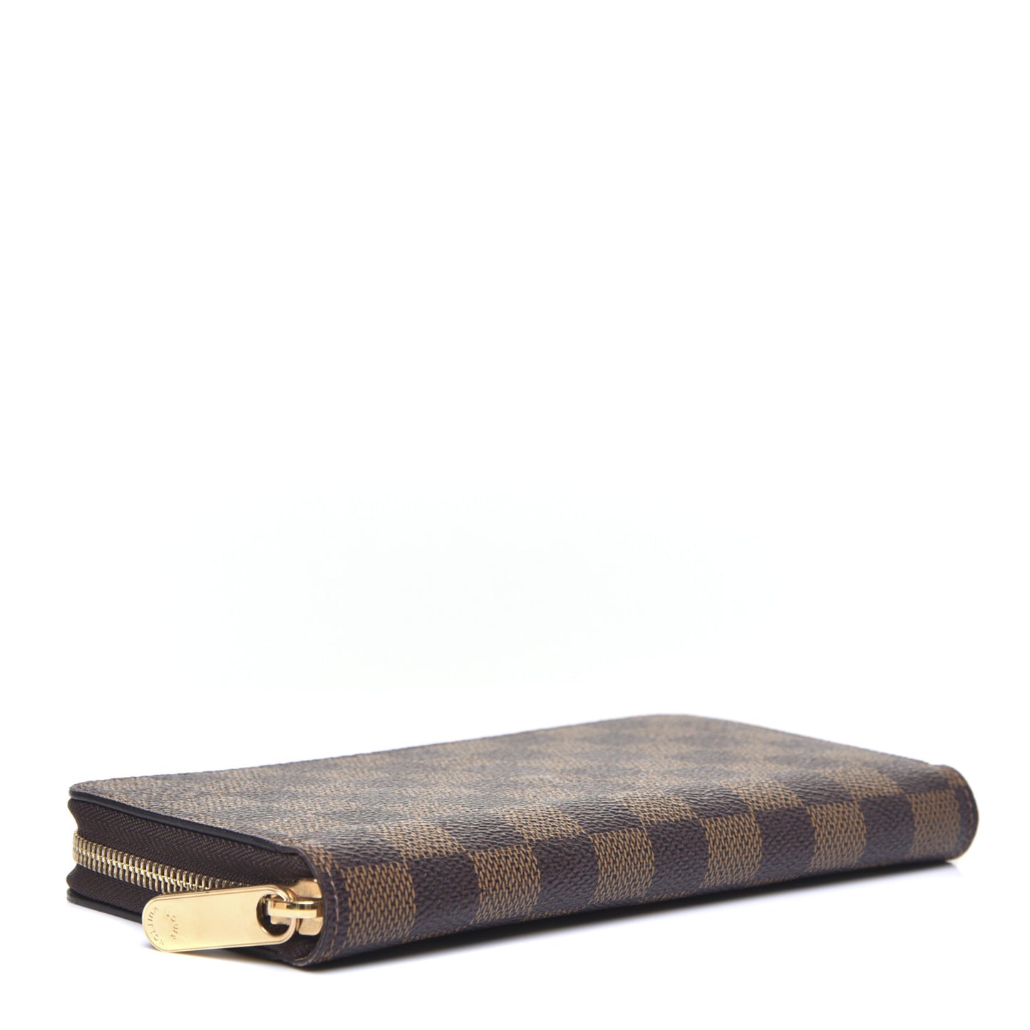 Damier Ebene Zippy Wallet Rose Ballerine