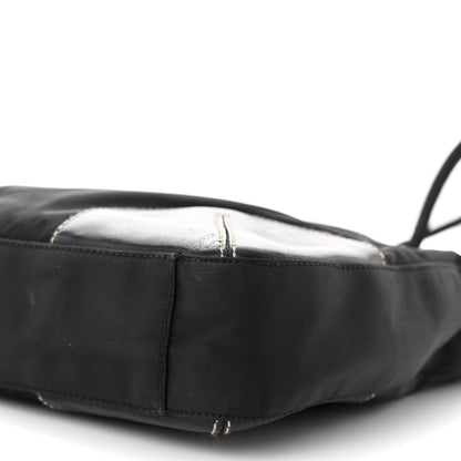 Prada Tessuto Nylon Caflskin Shopping Tote Black 10 of 12