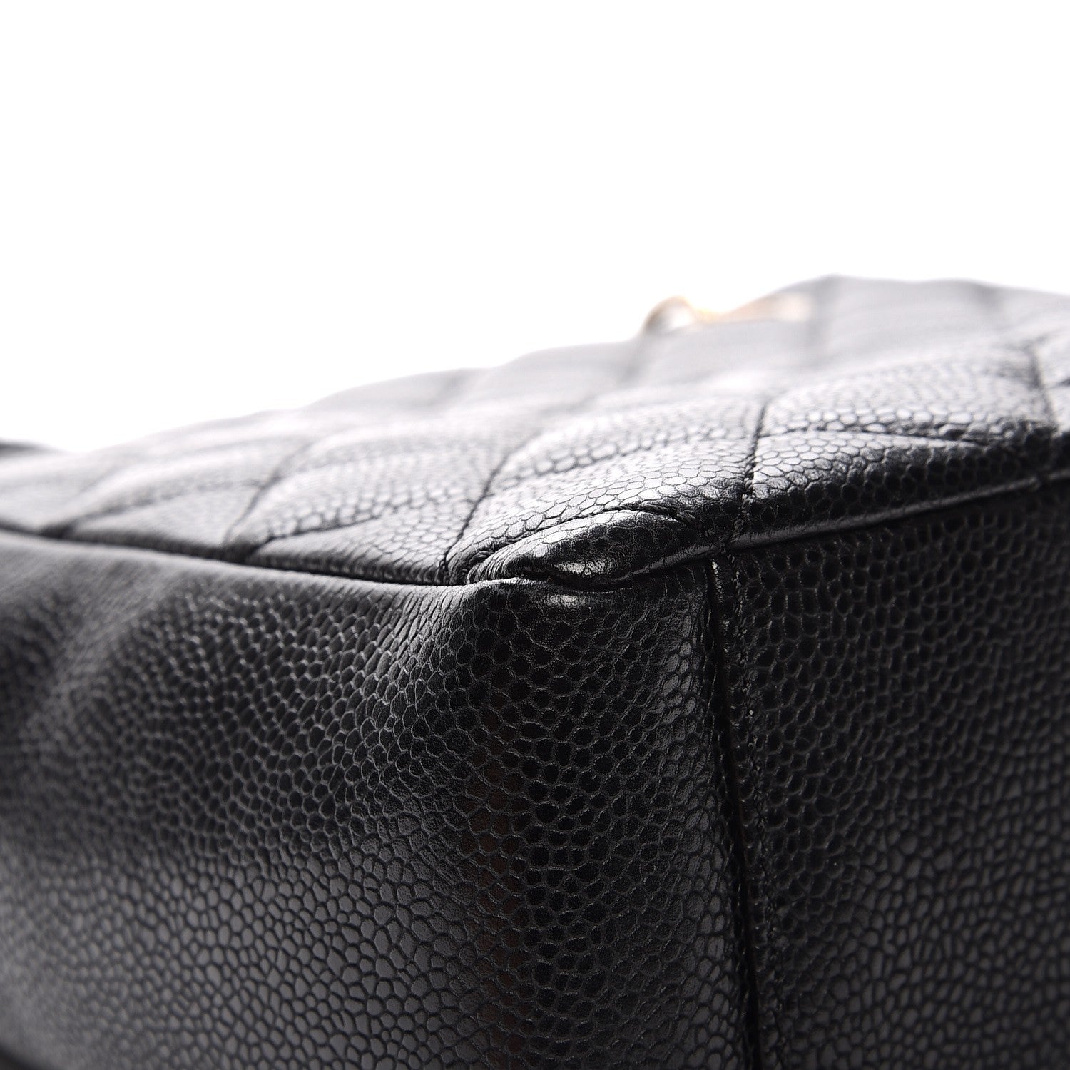 Chanel Caviar Quilted Petit Shopping Tote PST Black 9 of 12
