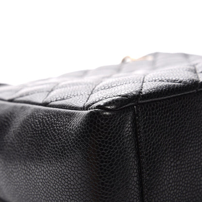 Chanel Caviar Quilted Petit Shopping Tote PST Black 9 of 12