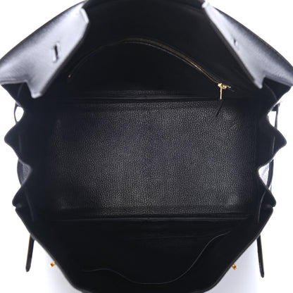 Hermes Taurillon Clemence Birkin 35 Black 4 of 4