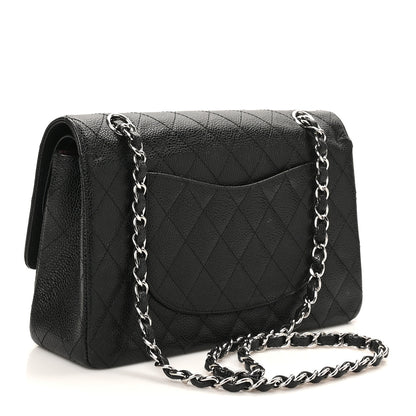 Chanel Caviar Quilted Medium Double Flap Black 3 of 10