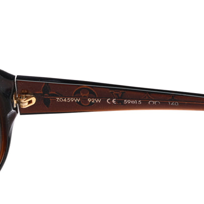Louis Vuitton Acetate Obsession GM Sunglasses Z0459W Brown Glitter 5 of 8