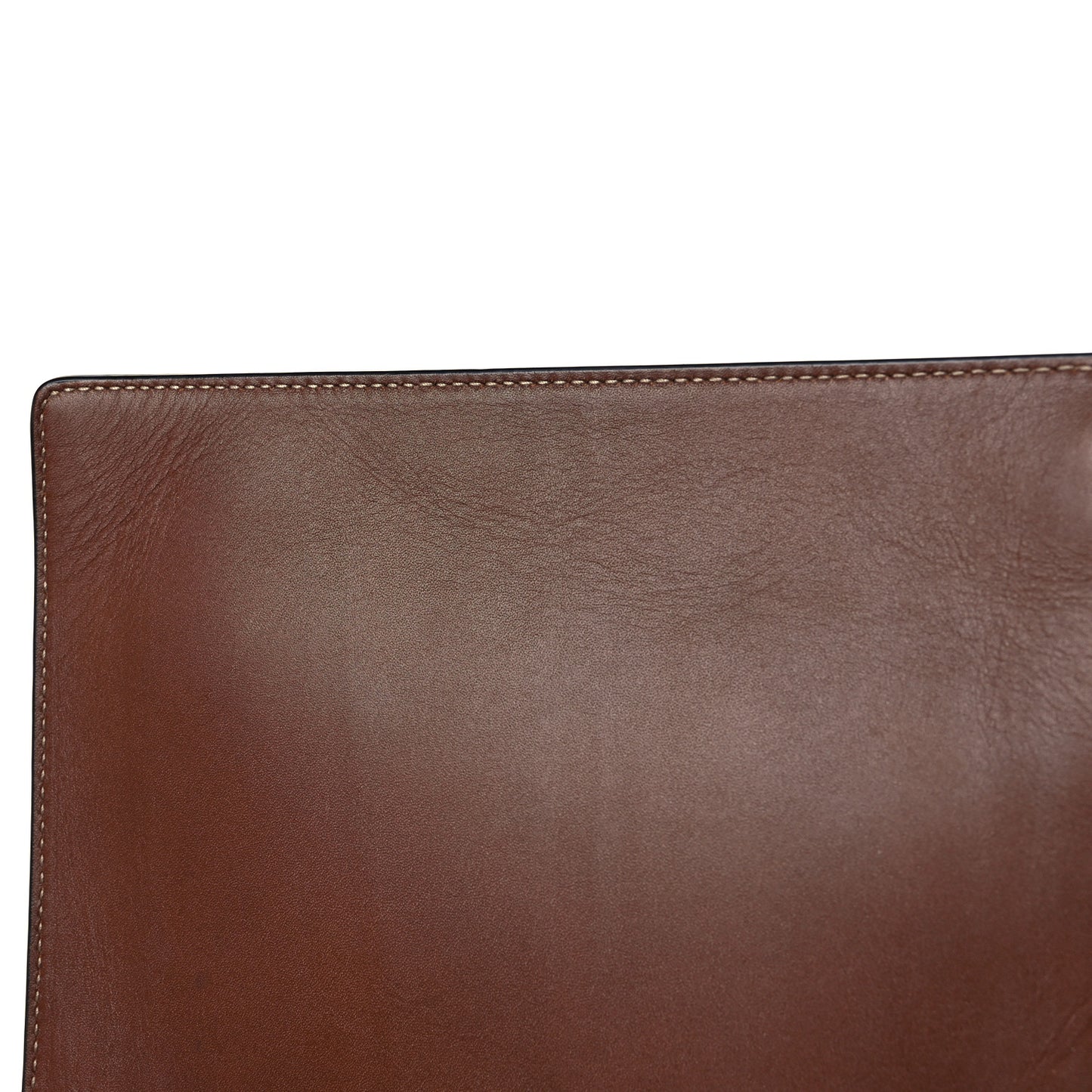 GG Supreme Monogram Web Kingsnake Embroidered Large Zip Pouch Brown