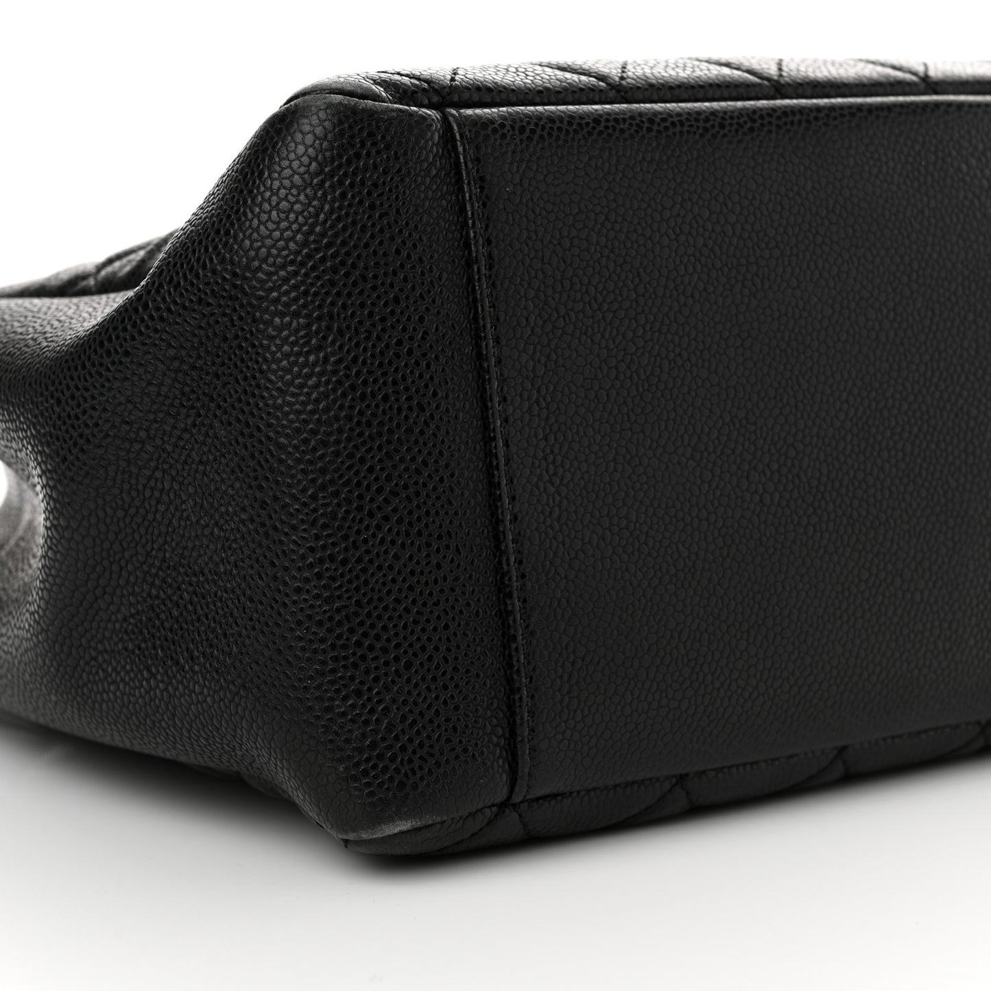 Caviar Quilted Grand Shopping Tote GST Black