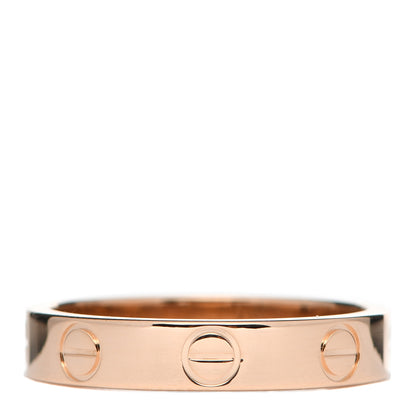 Cartier 18K Pink Gold 3.5mm LOVE Wedding Band Ring 50 5.25 2 of 8